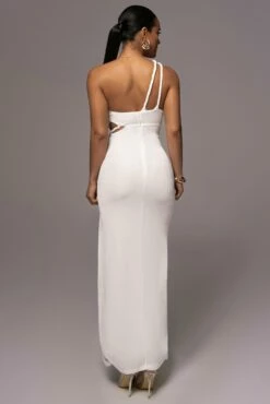 White Scarlet One Shoulder Maxi Dress 17 White Scarlet One Shoulder Maxi Dress -Jluxlabel Shop PRODUCT JUNE72023 NEWARRIVALS 69