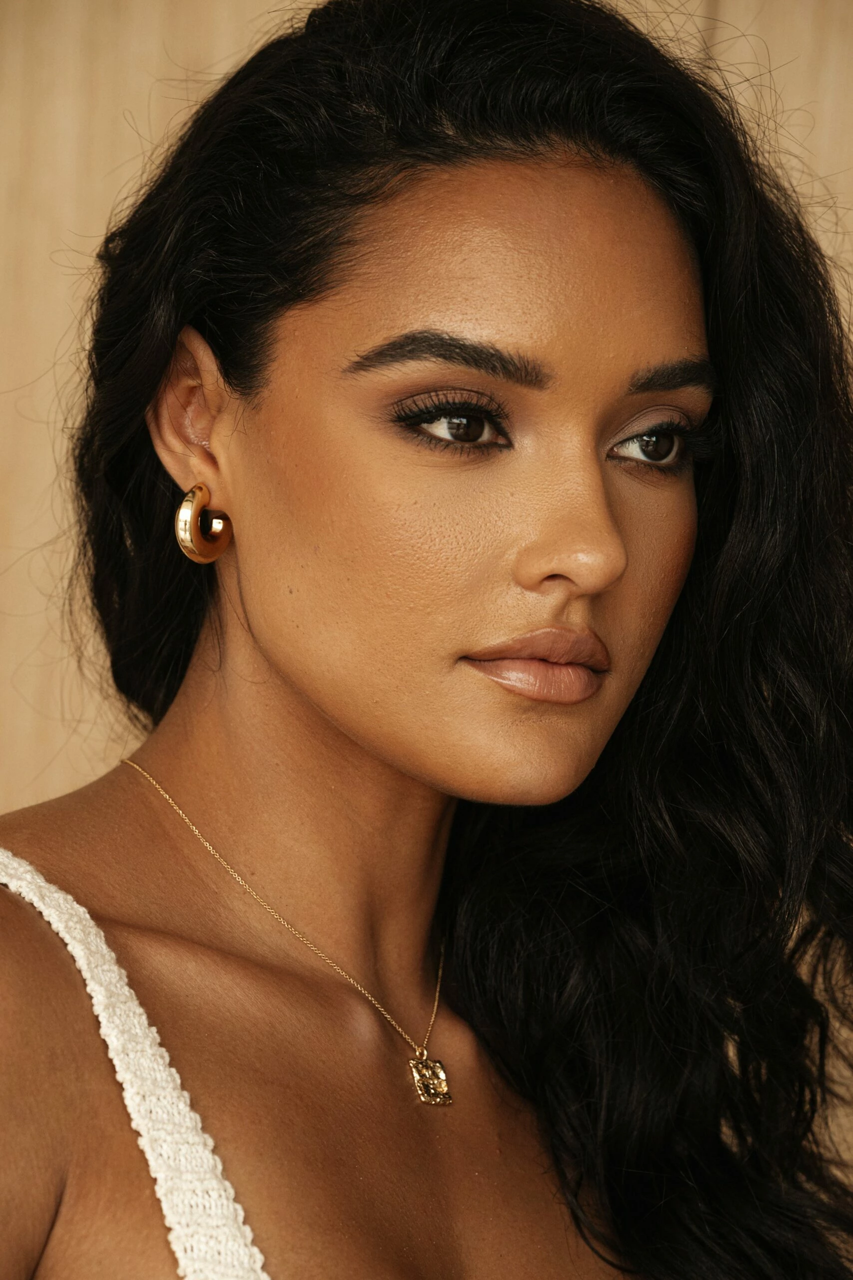 Gold Carolyn Earrings 3 Gold Carolyn Earrings