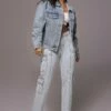 Medium Wash Denim Highlands Oversized Jacket