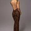 Leopard Front And Center Maxi Dress -Jluxlabel Shop PRODUCT JUNE82023 NEWARRIVALS 34