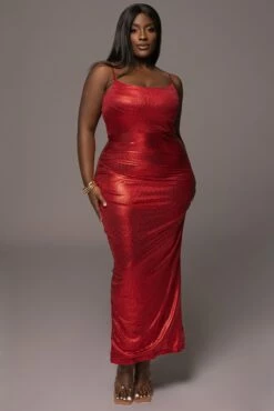 Red Rubi Cowl Neck Cocktail Dress -Jluxlabel Shop PRODUCT MAY112023 17