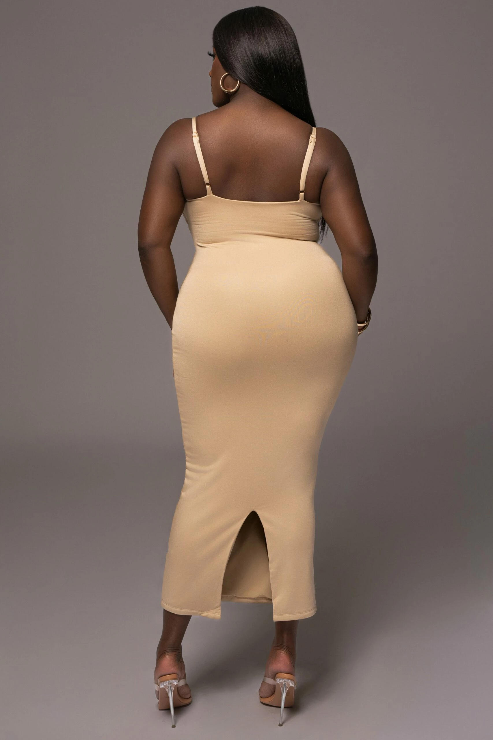 Beige Midnight Memories Midi Dress 14 Beige Midnight Memories Midi Dress - Image 12