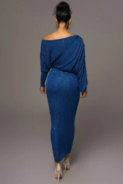 Blue Night Sky Sequin Skirt Set 22 Blue Night Sky Sequin Skirt Set -Jluxlabel Shop PRODUCT MAY172023 112