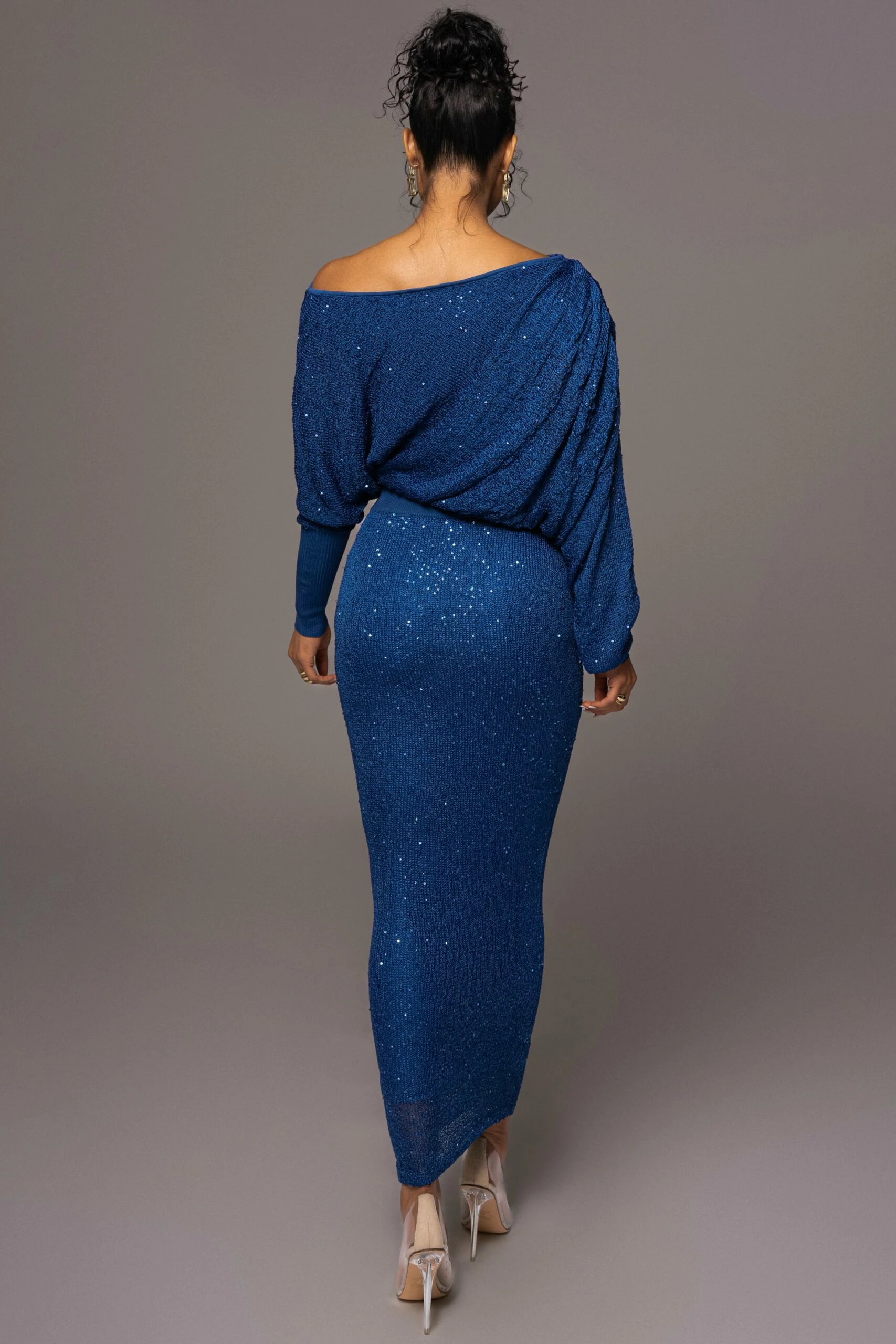 Blue Night Sky Sequin Skirt Set 12 Blue Night Sky Sequin Skirt Set - Image 10