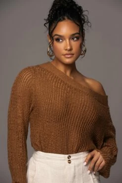 Pecan No Turning Back Off-Shoulder Top 14 Pecan No Turning Back Off-Shoulder Top -Jluxlabel Shop PRODUCT MAY172023 25