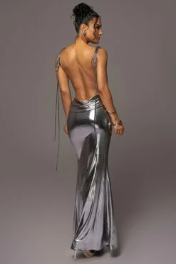 Silver Heart Of Gold Maxi Dress 29 Silver Heart Of Gold Maxi Dress -Jluxlabel Shop PRODUCT MAY172023 4