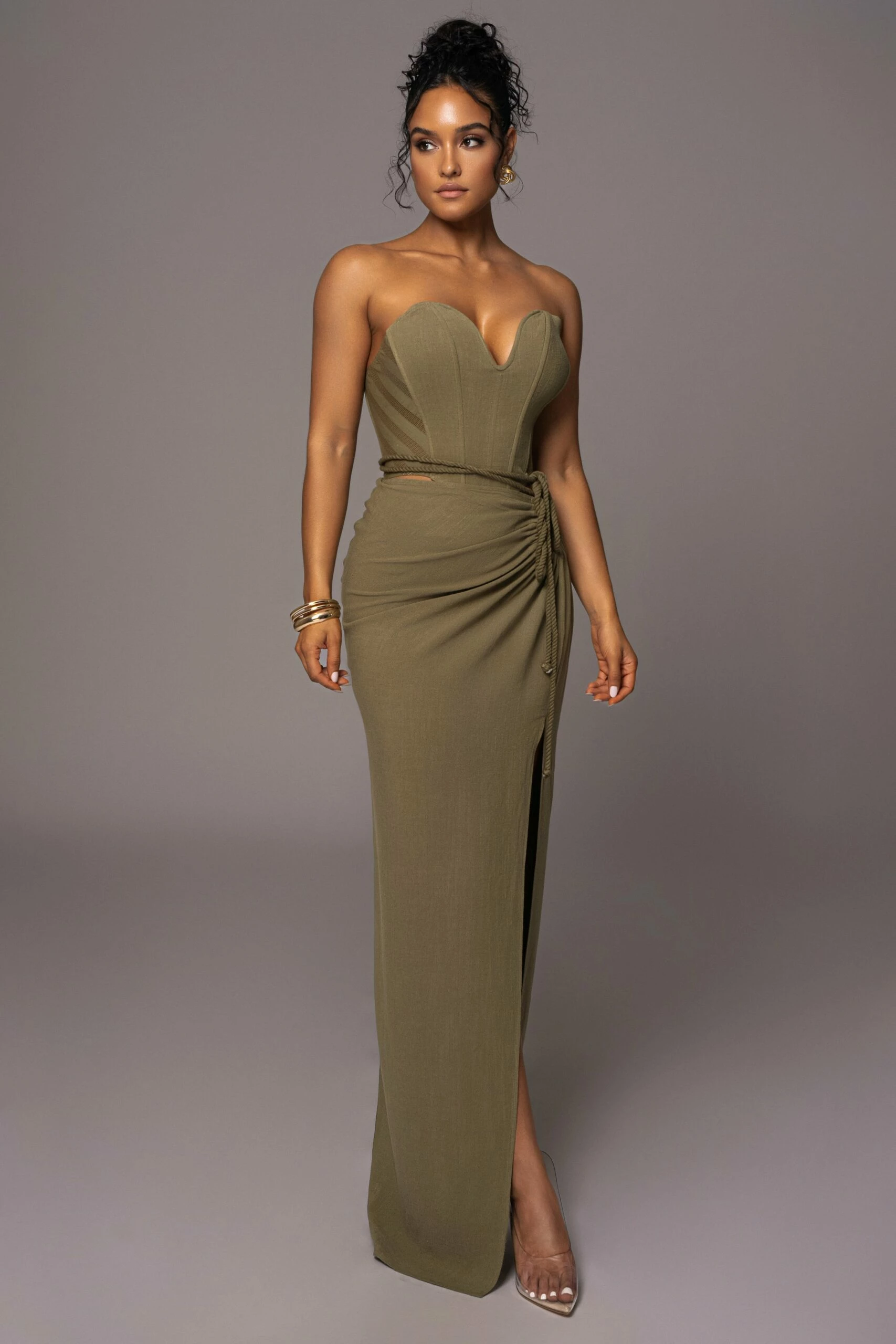 Olive Destination Linen Skirt Set 10 Olive Destination Linen Skirt Set - Image 8