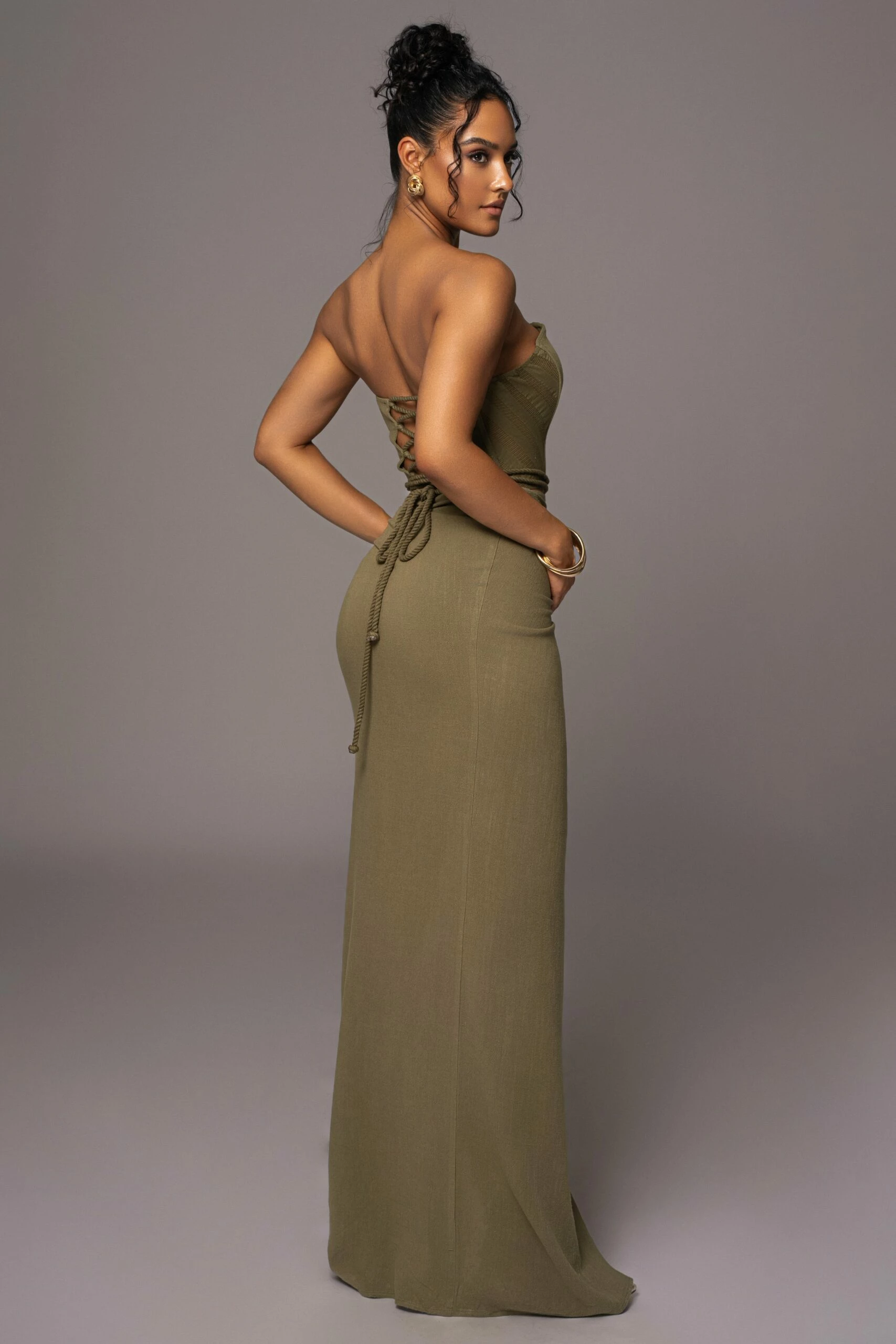 Olive Destination Linen Skirt Set 18 Olive Destination Linen Skirt Set - Image 16