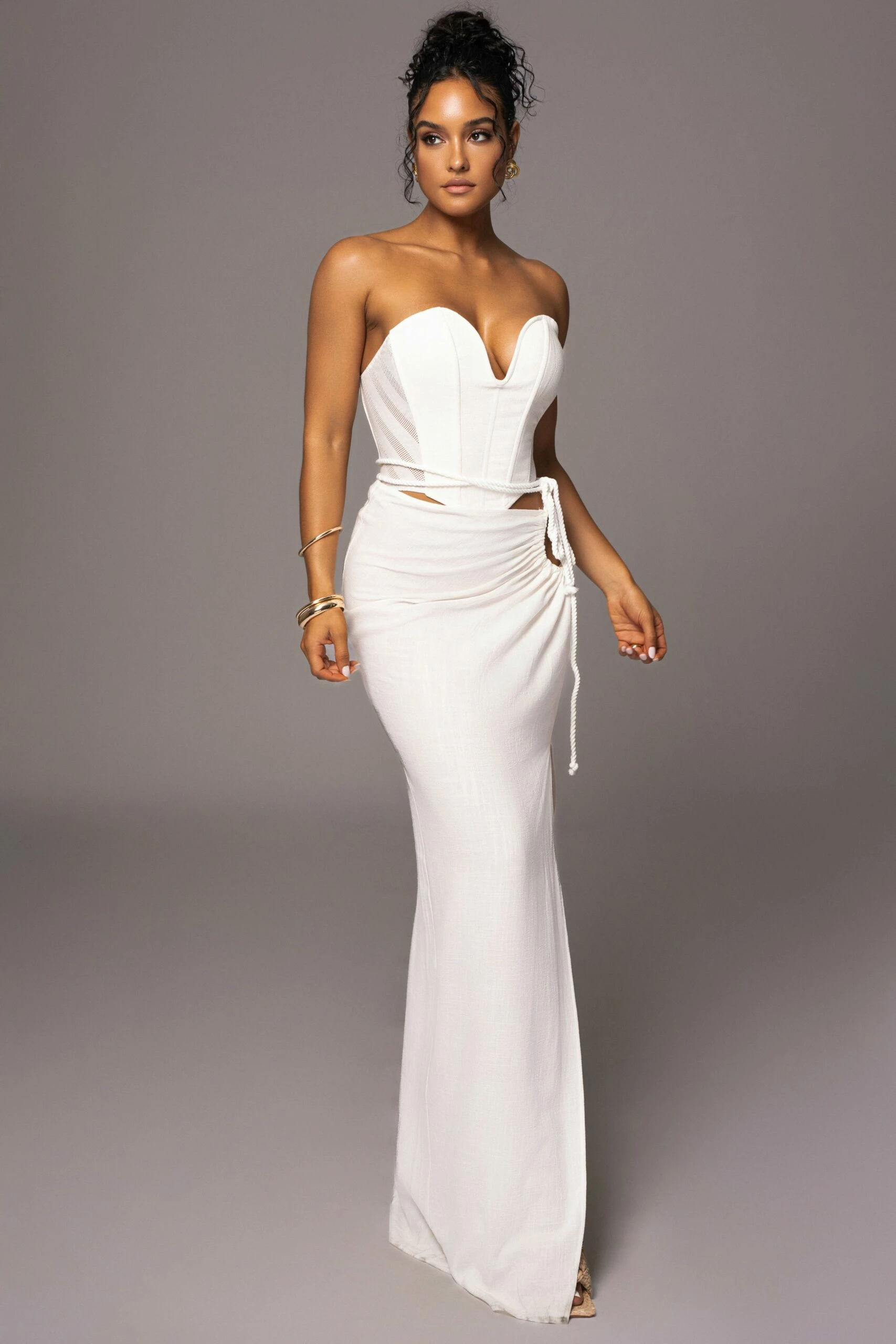 White Destination Linen Skirt Set 3 White Destination Linen Skirt Set