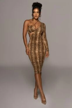 Snakeskin Rule Breaker Dress