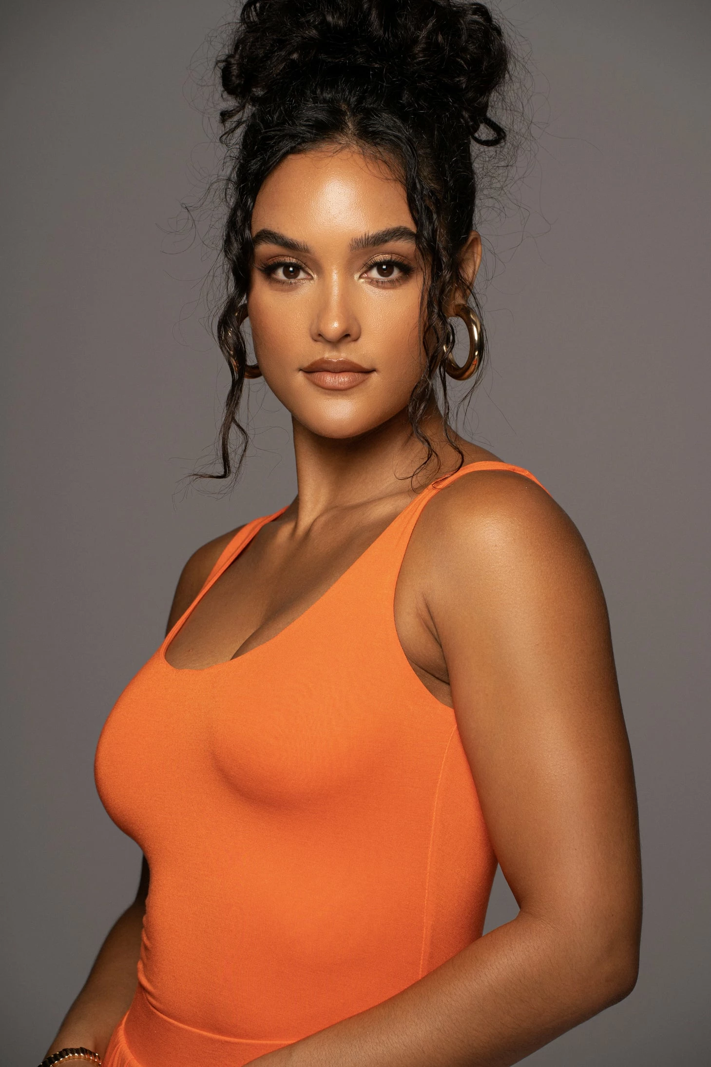 Jluxbasix Tangerine Classic Cut Tank 7 Jluxbasix Tangerine Classic Cut Tank - Image 5