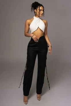 Black Better Half Linen Utility Pants -Jluxlabel Shop PRODUCT MAY232023 JUNEDROP1 276