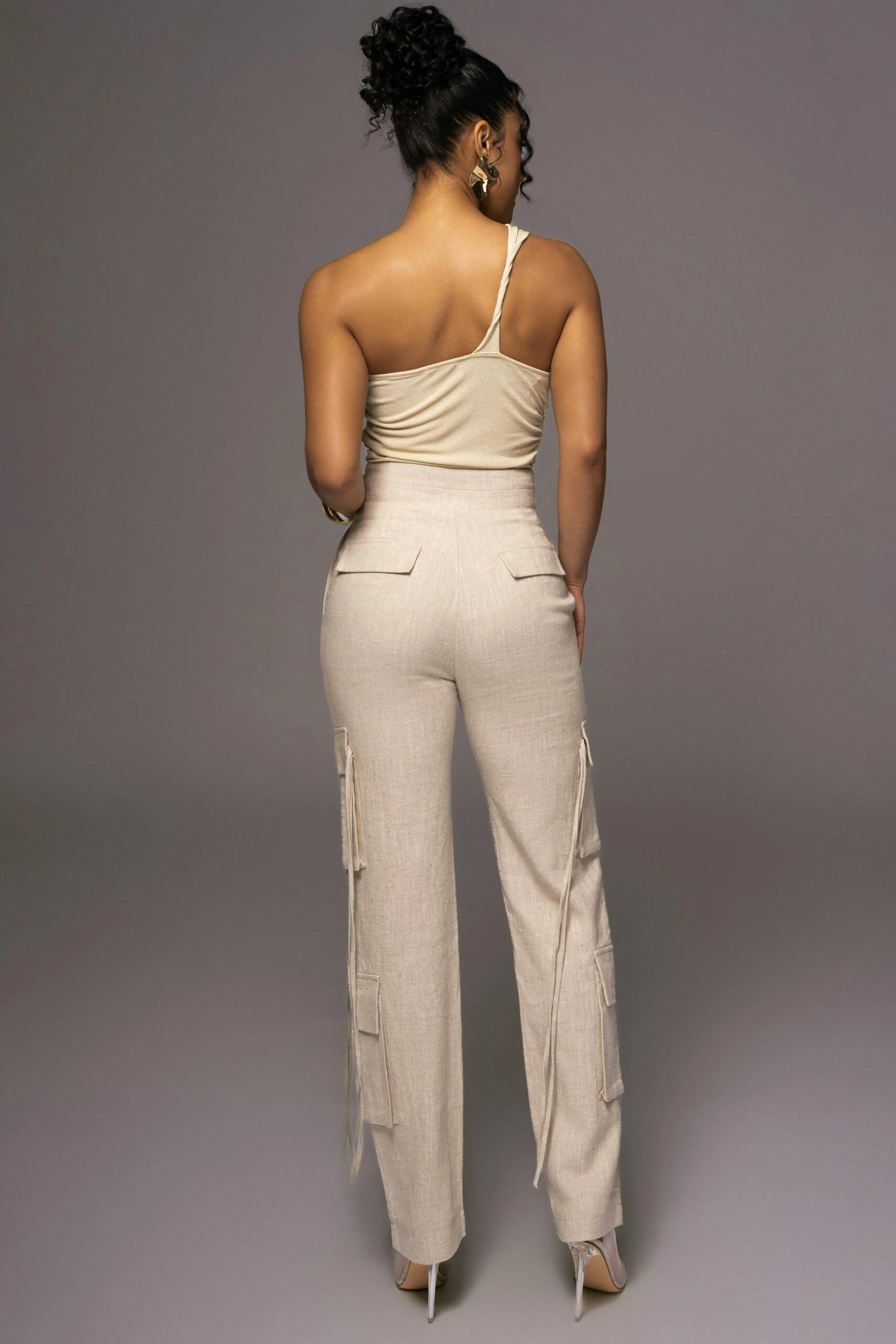 Ivory Rebel One Shoulder Top 14 Ivory Rebel One Shoulder Top - Image 12