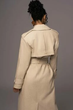 Beige One Step Closer Linen Coat -Jluxlabel Shop PRODUCT MAY232023 JUNEDROP1 67