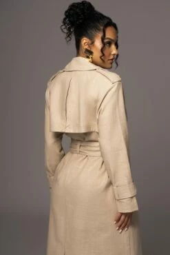 Beige One Step Closer Linen Coat -Jluxlabel Shop PRODUCT MAY232023 JUNEDROP1 68