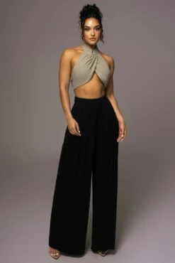 Black After Sunset Pleated Pants -Jluxlabel Shop PRODUCT MAY232023 JUNEDROP1 86