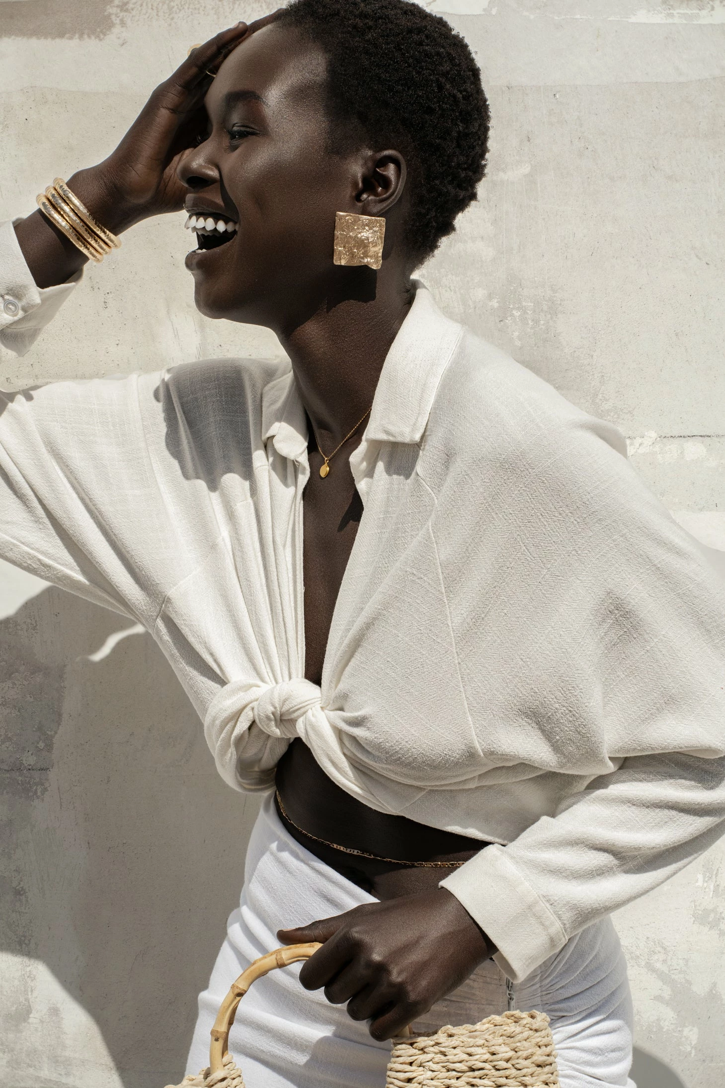 Ivory Soho Front Tied Woven Top 9 Ivory Soho Front Tied Woven Top - Image 7