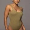 Olive Akito Ribbed Bodysuit 2 Olive Akito Ribbed Bodysuit -Jluxlabel Shop PRODUCT NOV172022 130