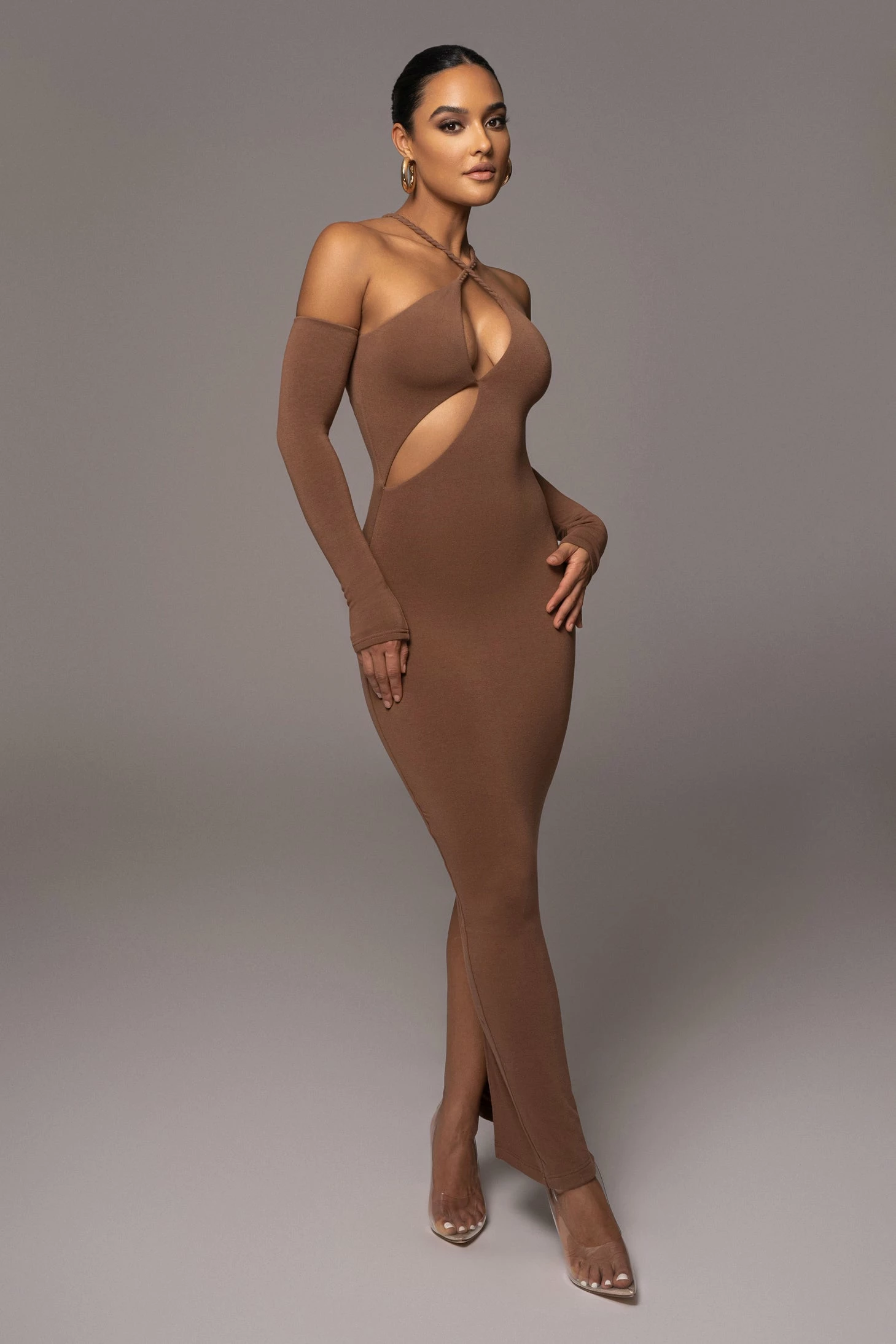 Pecan Soledad Cross Maxi Dress 8 Pecan Soledad Cross Maxi Dress - Image 6