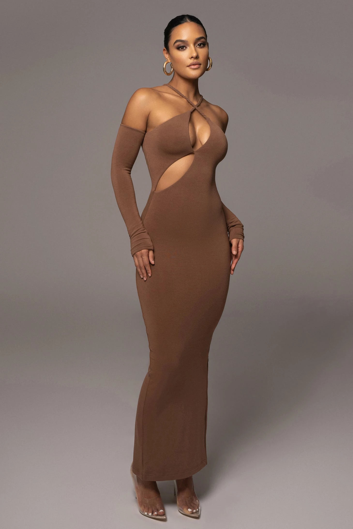 Pecan Soledad Cross Maxi Dress 3 Pecan Soledad Cross Maxi Dress