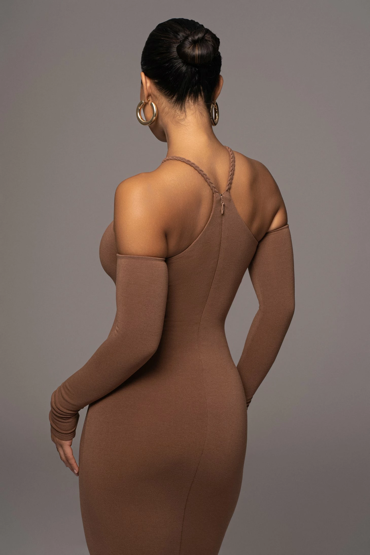 Pecan Soledad Cross Maxi Dress 14 Pecan Soledad Cross Maxi Dress - Image 12