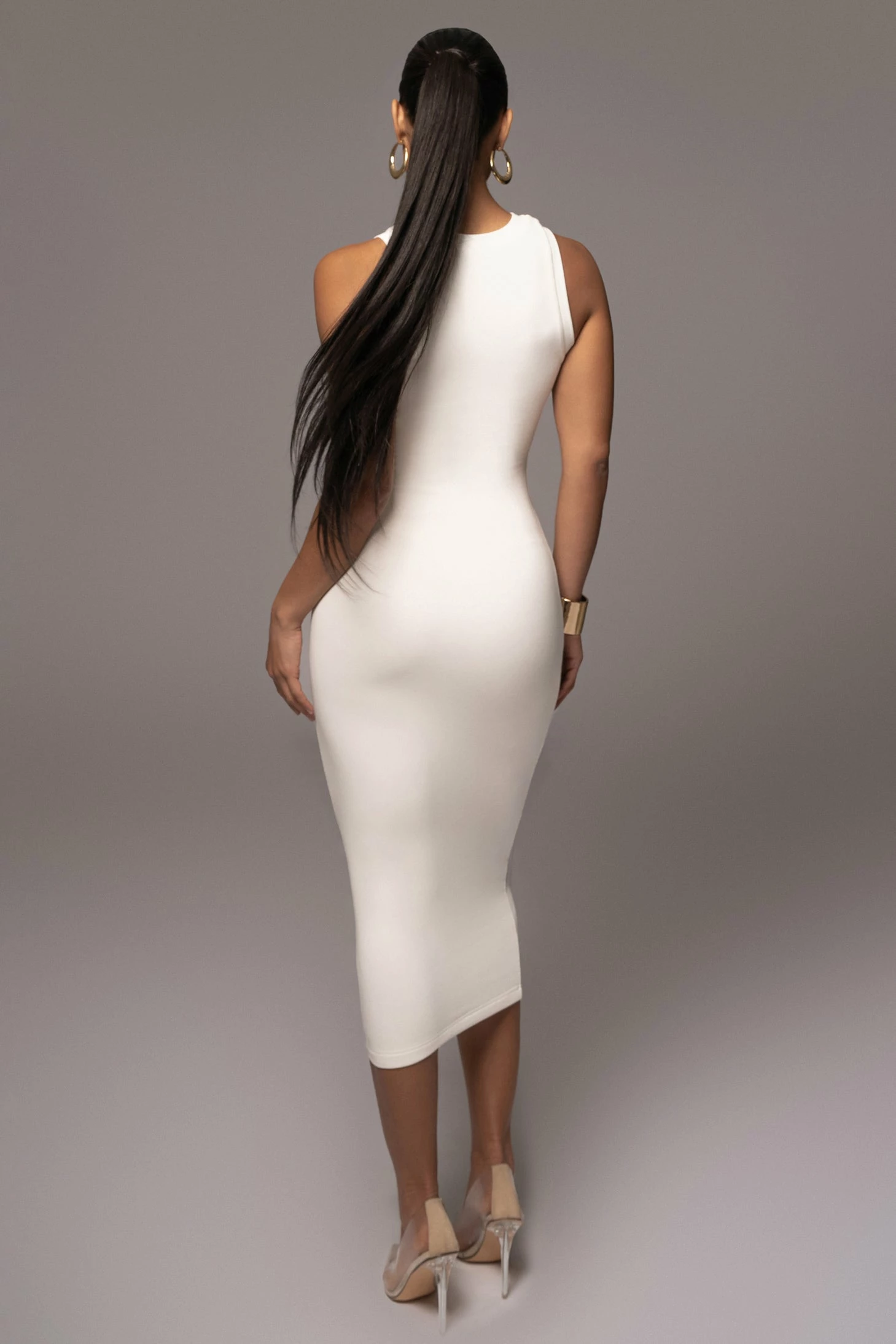 Ivory Jacqui Midi Dress 7 Ivory Jacqui Midi Dress - Image 5