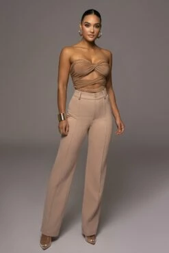 Almond New Heights Top -Jluxlabel Shop PRODUCT NOV92022 HOLIDAY2 40