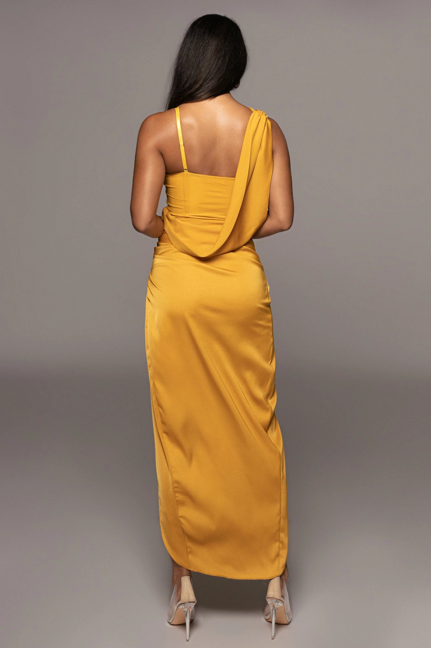 Yellow Kristiana Slit Dress 15 Yellow Kristiana Slit Dress - Image 13