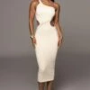 Buttercream Carina Cutout Slit Dress