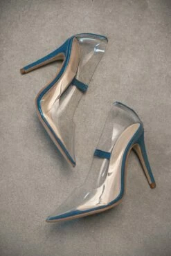 Dark Denim Walk The Line Clear Pumps 15 Dark Denim Walk The Line Clear Pumps -Jluxlabel Shop PRODUCT OCT7DENIM ACCESSORIES 28