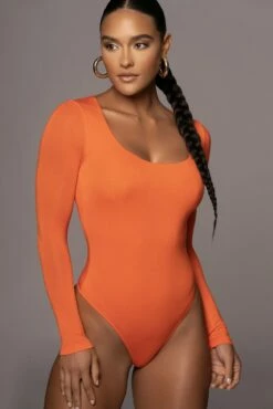 Jluxbasix Tangerine Bethie Scoop Long Sleeve Bodysuit 12 Jluxbasix Tangerine Bethie Scoop Long Sleeve Bodysuit -Jluxlabel Shop PRODUCT SEPT192022 MISSING 42