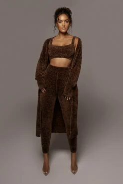 Chocolate Gemma Crop Chenille Top 27 Chocolate Gemma Crop Chenille Top -Jluxlabel Shop PRODUCT SEPT272021 245