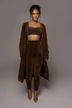 Chocolate Gemma Crop Chenille Top 25 Chocolate Gemma Crop Chenille Top -Jluxlabel Shop PRODUCT SEPT272021 246