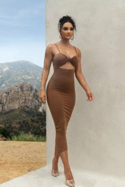 Chocolate Midnight Memories Midi Dress 20 Chocolate Midnight Memories Midi Dress -Jluxlabel Shop PRODUCT SEPT92022 KNITS 163