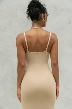 Beige Midnight Memories Midi Dress 30 Beige Midnight Memories Midi Dress -Jluxlabel Shop PRODUCT SEPT92022 KNITS 181