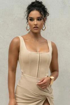 Beige More Than Friends Corset -Jluxlabel Shop PRODUCT SEPT92022 KNITS 59
