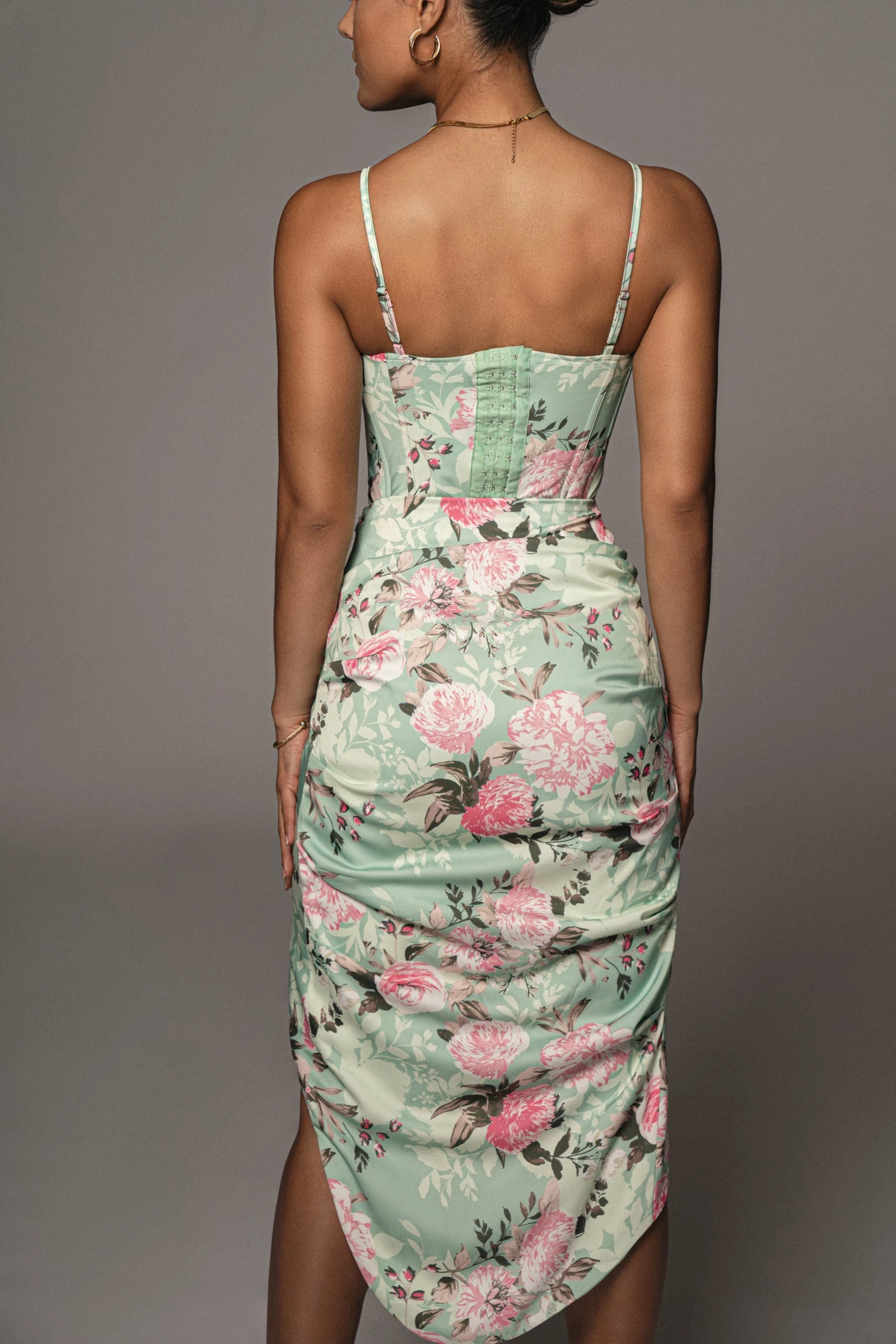 Mint Emielle Satin Skirt 12 Mint Emielle Satin Skirt - Image 10