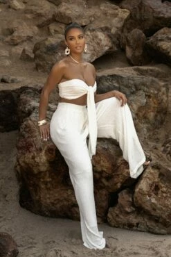 Off White Arya Two Piece Set 35 Off White Arya Two Piece Set -Jluxlabel Shop SUMMER5 PART1 25