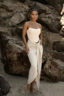 Natural Saylor Linen Sarong -Jluxlabel Shop SUMMER5 PART1 53 e336c3d5 f87d 4004 8a13 019bd6096722