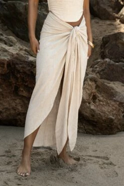 Natural Saylor Linen Sarong -Jluxlabel Shop SUMMER5 PART1 60 5dd140c4 c45c 4c6e bd1a c16d4a21f584