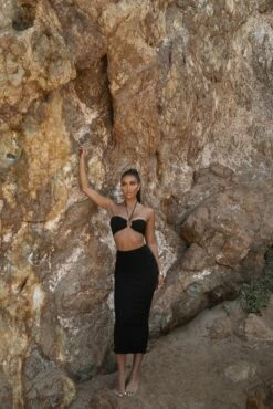 Noir Lana Smocked Skirt Set 14 Noir Lana Smocked Skirt Set -Jluxlabel Shop SUMMER5 PART1 84