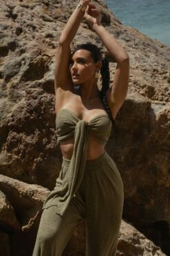 Olive Arya Two Piece Set 24 Olive Arya Two Piece Set -Jluxlabel Shop SUMMER5 PART2 77