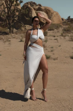 Natural New Age Two Piece Skirt Set