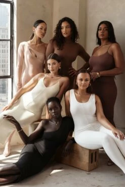 White Alo Double Layer Jumpsuit -Jluxlabel Shop TONAL2022 19