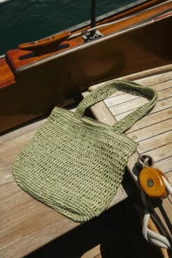 Olive Daylight Straw Bag